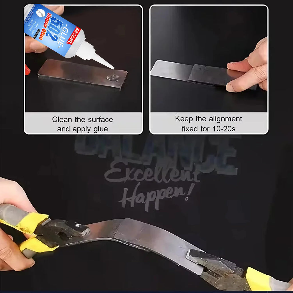 502 Super Glue Quick-drying Strong Cyanoacrylate Glue Is Used for DIY Handicraft Repair of Metal, Wood, Plastic and Ceramics.20g