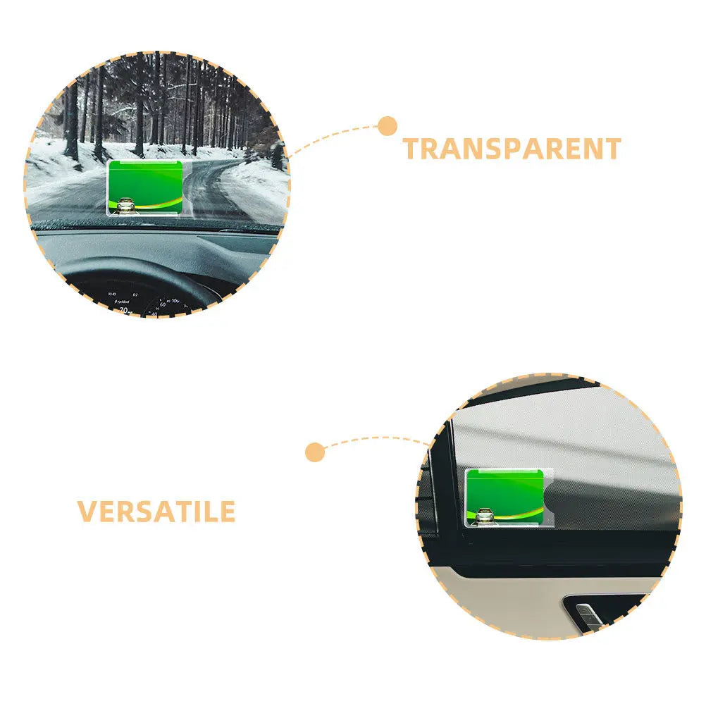 2Pcs Car Permit Holder Suction Cups Transparent Plastic Card Holder Parking Permit Toll Pass Windshield Mount Card Holders