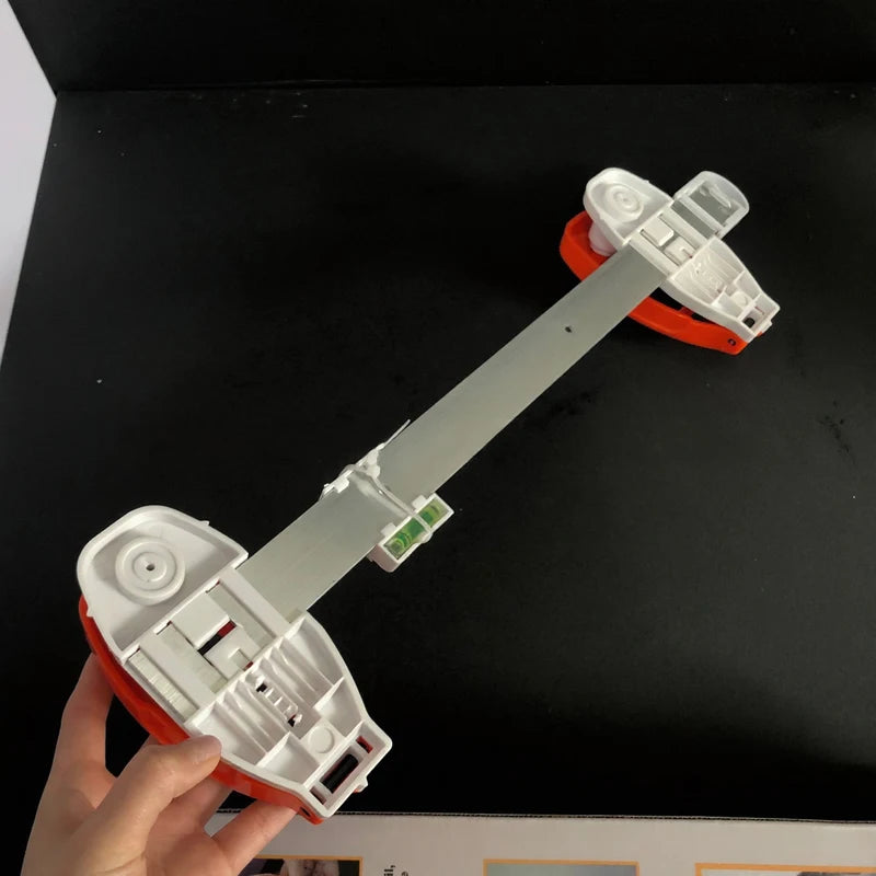 Picture Hanging Level Ruler Tool Frame Positioning Balance Ruler Versatile Wall Decor For Hole Marking & Measuring Angle Ruler