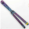 Practice Balisong Training Folding Flail Knife Outdoor Trainer Tanto Pocket No Sharp EDC Tools Fidget Knife Toy Outdoor Tools