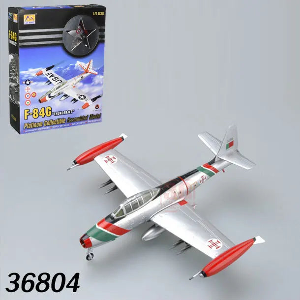 Easymodel 1/72 Scale Finished Military Aircraft Model Fighter Helicopter WWII and Modern Propeller Plane for Collection Display
