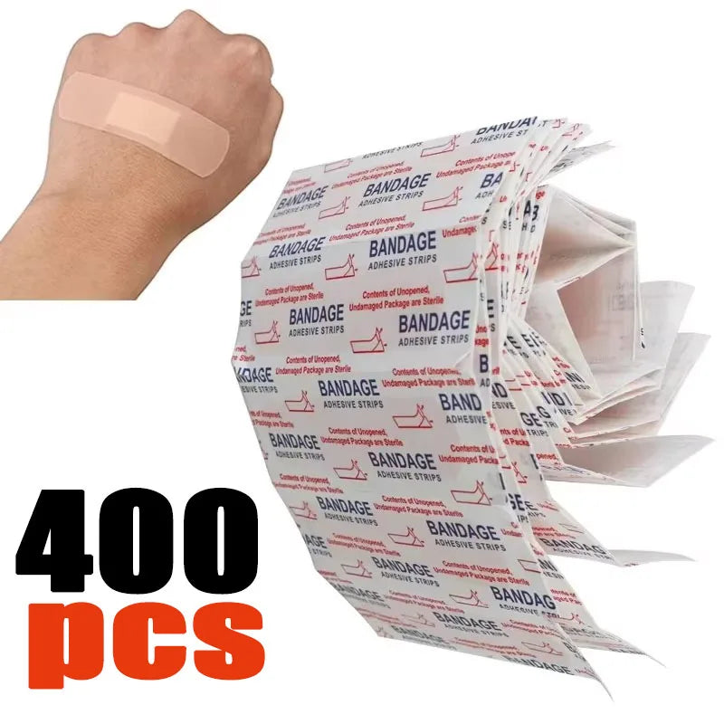500-50pcs Band-Aids Waterproof Breathable Cushion Adhesive Plaster Wound Hemostasis Sticker Band First Aid Bandage Medical Gauze