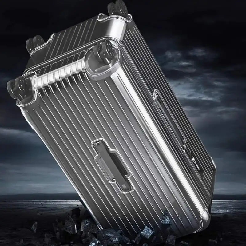 Luggage Cover for Rimow Essential Trunk Plus Suitcase Protector Covers PVC Clear Dustproof Cases Luggage Accessories