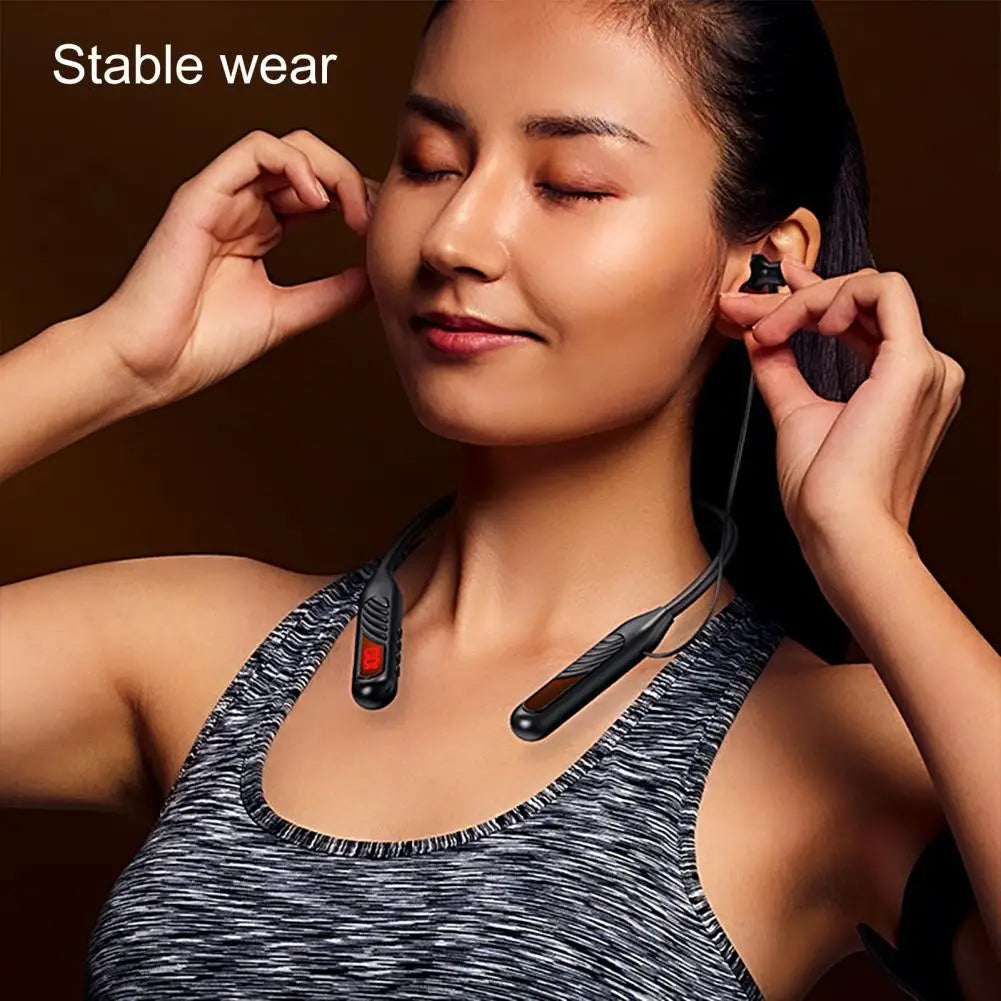 BT-8 Wireless Earbud HiFi Bluetooth-compatible 5.3 Neckband Stereo Sports Earphone For IPhone Fones De Ouvido Halterneck