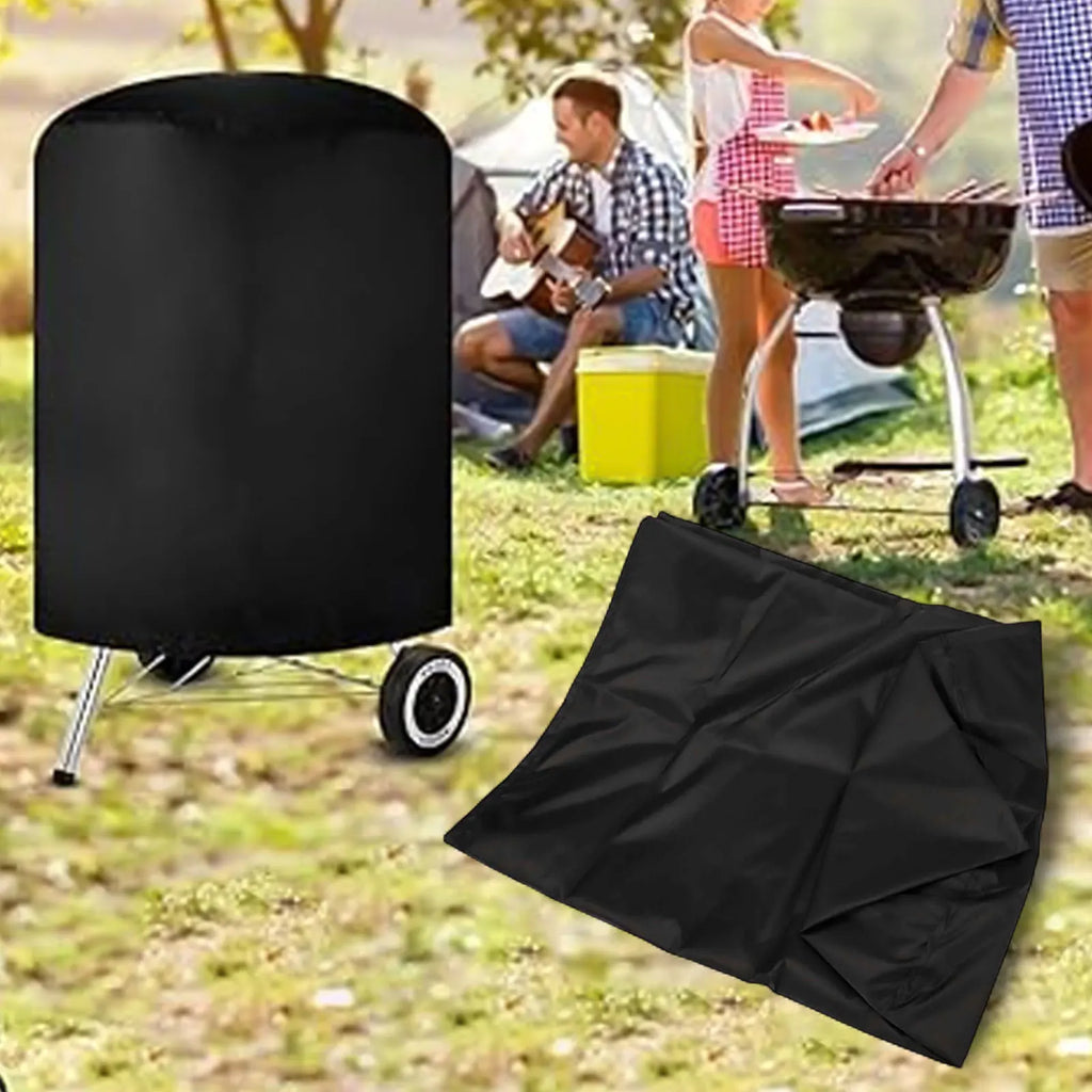 For Raweao Kettle BBQ Cover For Weber 57Cm Waterproof Barbecue Cover Round BBQ Outdoor Rain Protective Barbecue Cover Tool