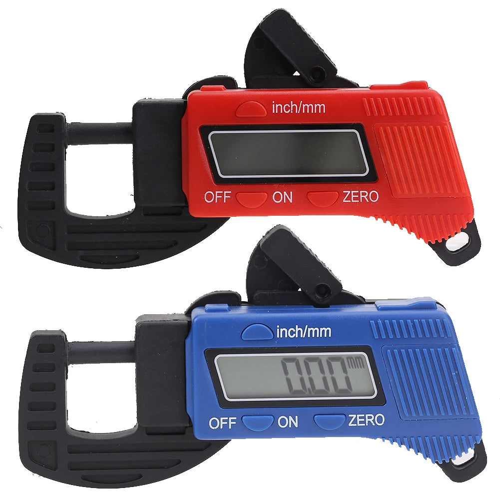 Digital Thickness Caliper 0-12.7mm Electronic Micrometer Large LCD Display Lightweight Jewel Pearl Diameter Measurement