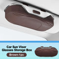 Car Styling Car Sunglasses Holder Car Glasses Box Portable Car Driving Glasses Holder Eyeglass Case Sun Visor Car Lenses Holder