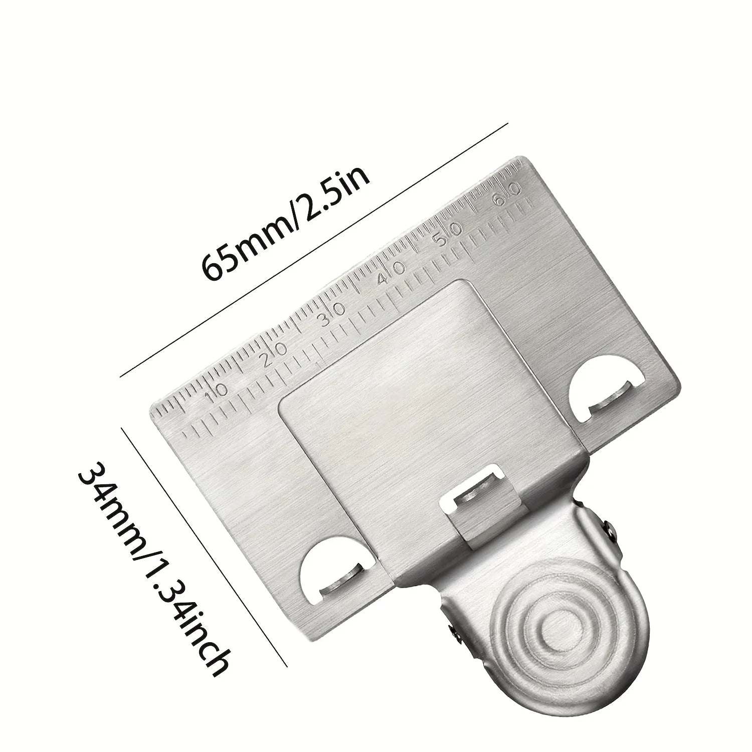 Mini Metal Measuring Tape Clip Holder Precise And Clear Measuring Tool Woodworking Measure Locate Fixed Clip Gauging Attachment