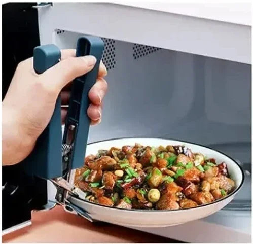 Anti-Scalding Bowl Clip Hot Dish Pot Pan Gripper Air Fryer Plate Retriever Tongs Kitchen Safety Helper Tool