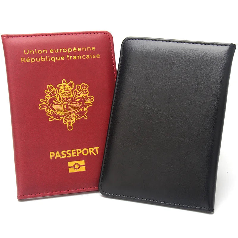 High End Leather Passport Holder Passport Protection Cover Passport Case Plane Ticket Holder Id Card Holder Travel Accessories