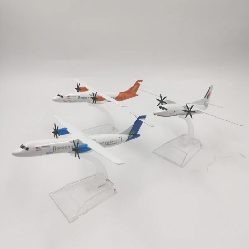 JASON TUTU 16cm Malaysia Airlines East Horse ATR72-600 Plane Airplane Model Aircraft Model Diecast Metal 1/400 Scale Planes