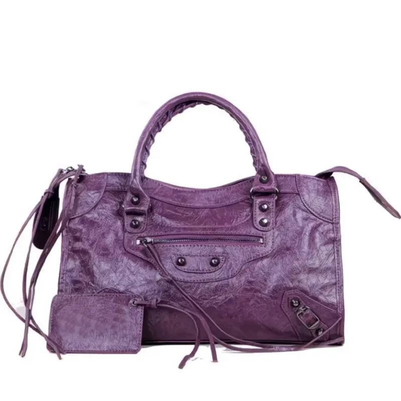 New 2026 Autumn and Winter Handbag Crossbody Large Capacity City Motorcycle Shoulder Bag Tote Bag for Women Luxury Handbags