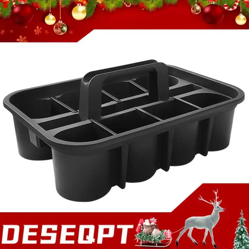 8 Compartment Portable Storage Box Auto Repair Shop Storage Box Portable Tool Storage Box Portable Handheld Tool Box