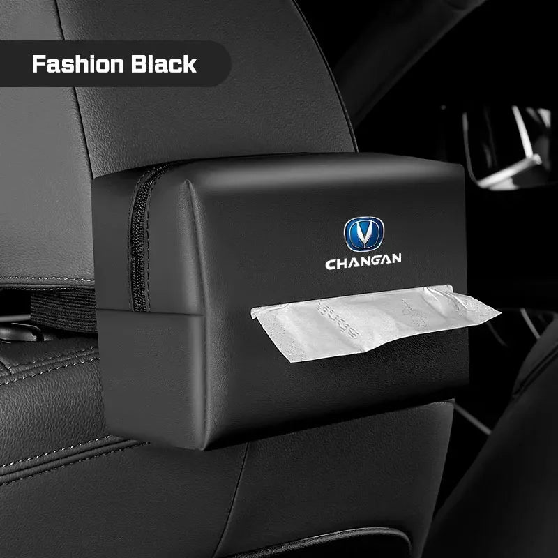 Easy Install Car Sun Visor Tissue Box for Changan CS55 PLUS CS75 PLUS CS35 ALSVIN S07 S05 PLUS MAX UNI-V UNI-K Auto Accessories