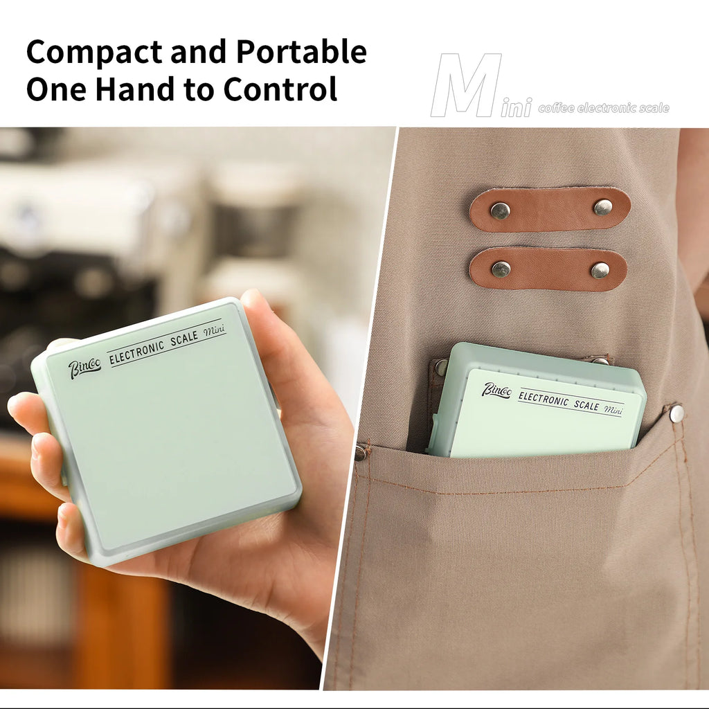 Bincoo electronic coffee scale Italian coffee bean weighing smart hand made mini professional coffee scale coffee equipment Hot