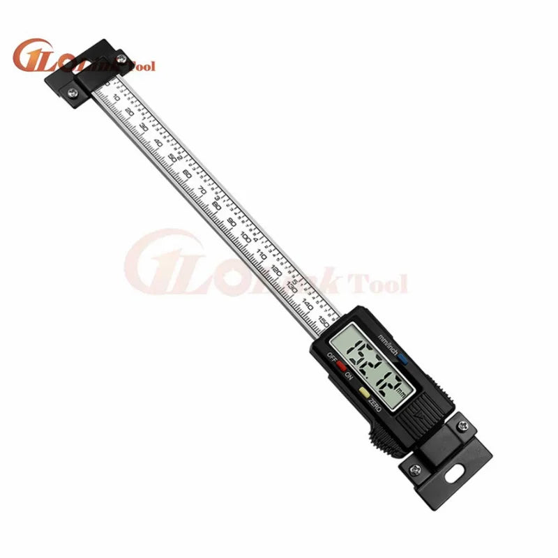 Electronic Digital Caliper Level 0.01 mm 0-150mm LCD Plastic Calipers Vernier Measuring Tools Digital Horizontal Ruler
