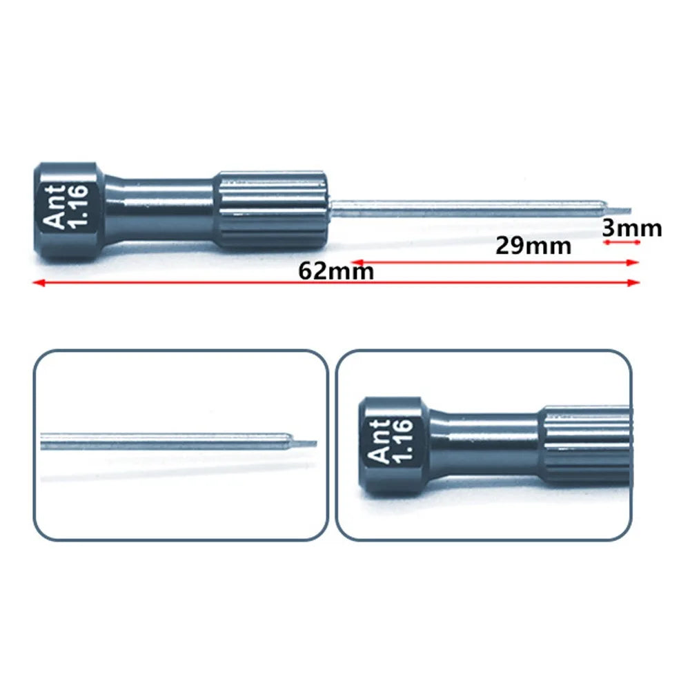 1PC Durable 6.2cm Technician Screwdriver Stainless Steel DIY Tool Kit Multiple Color Micro Screwdriver