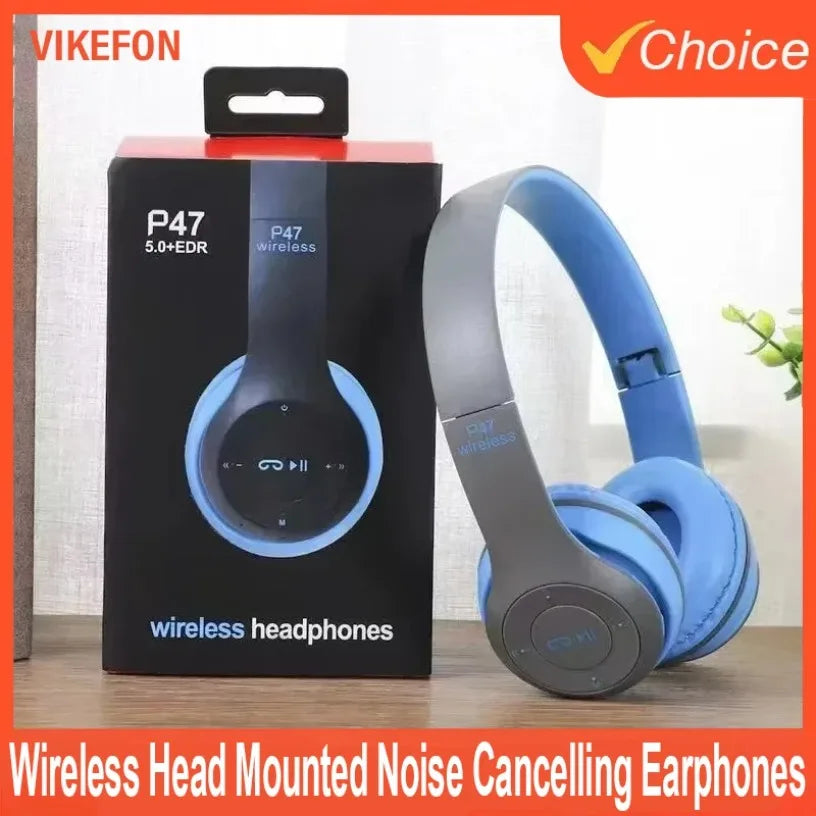 Bluetooth 5.0 Wireless Headphone Foldable HIFI Stereo Bass Earphone Kid Girl Helmet Gift With Mic USB Adaptor For iPhone TV Game