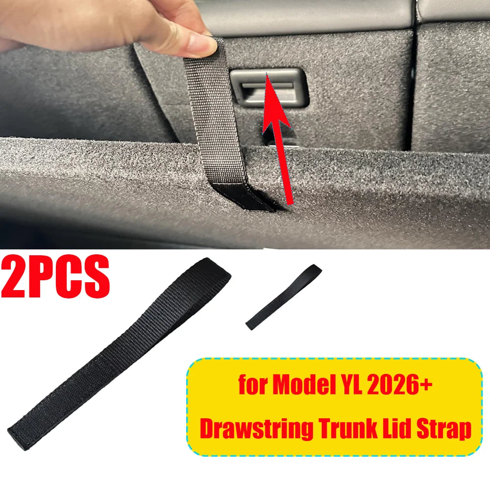Rear Trunk Pull Strap Handle For Tesla Model Y YL Tail Box Drawstring Rope Interior Accessory Cars and auto parts