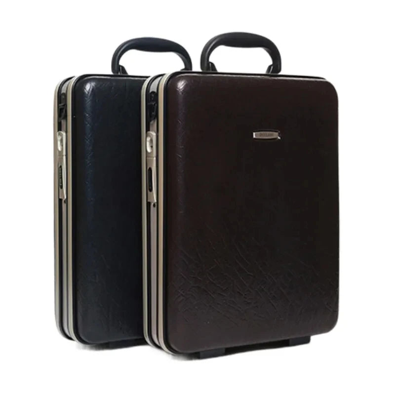 Men Business Briefcase Suitcase Vertical Style Code Lock Bag Document Laptop Case 13 15 Inch For Travel Carry On Luggage Case