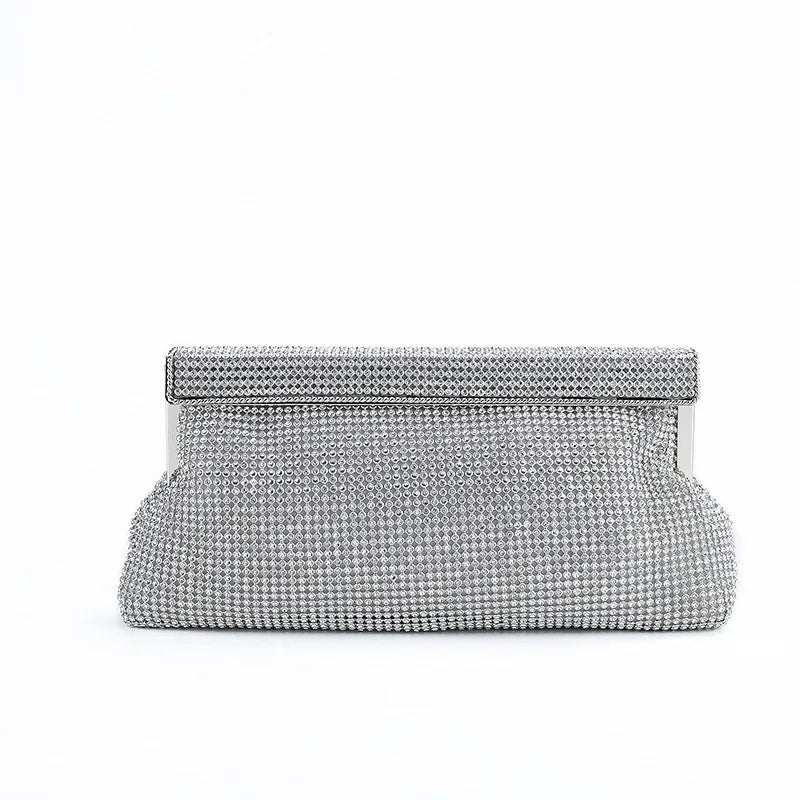 XMESSUN Women New Diamond Evening Clutch Bag Fashion Brand Ladies Wedding Party Pouch Wallet Chain Shoulder Crossbody Clip Bag