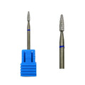 HYTOOS Cone Cuticle Clean Carbide Nail Bit 3/32" Rotary Carbide Burr Milling Cutter For Manicure Nails Accessories Tool