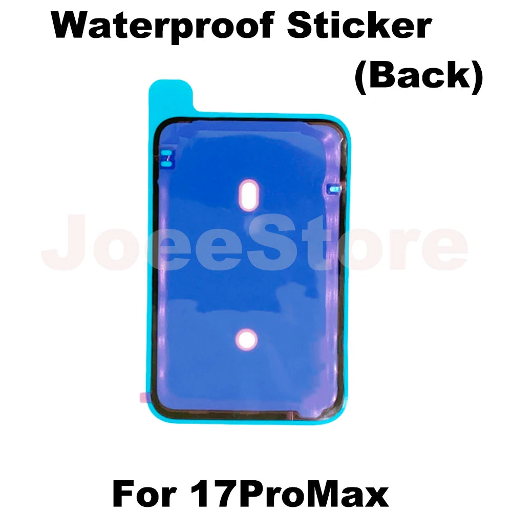 5pcs Waterproof Sticker for iPhone 17 17Pro 17ProMax 17Air Back Adhesive 3M Seal LCD Display Screen Frame Tape Glue Sticker Part