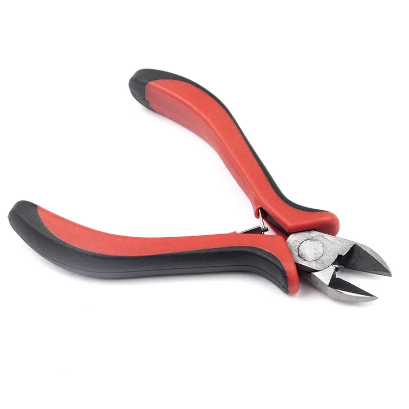 ZWICKE DIY Hand Tool Set Handle Mini Pliers Jewelry Pliers Pointed Nose Oblique Nose Wire Needle Nose Top Cutting Pliers