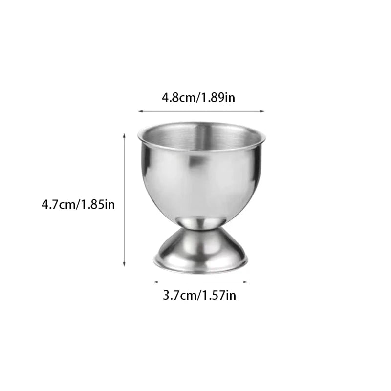 Stainless Steel Soft Boiled Egg Cups Egg Holder Tabletop Cup Kitchen Tools Sets Breakfast Steam Rack Mold For Eggs Poach