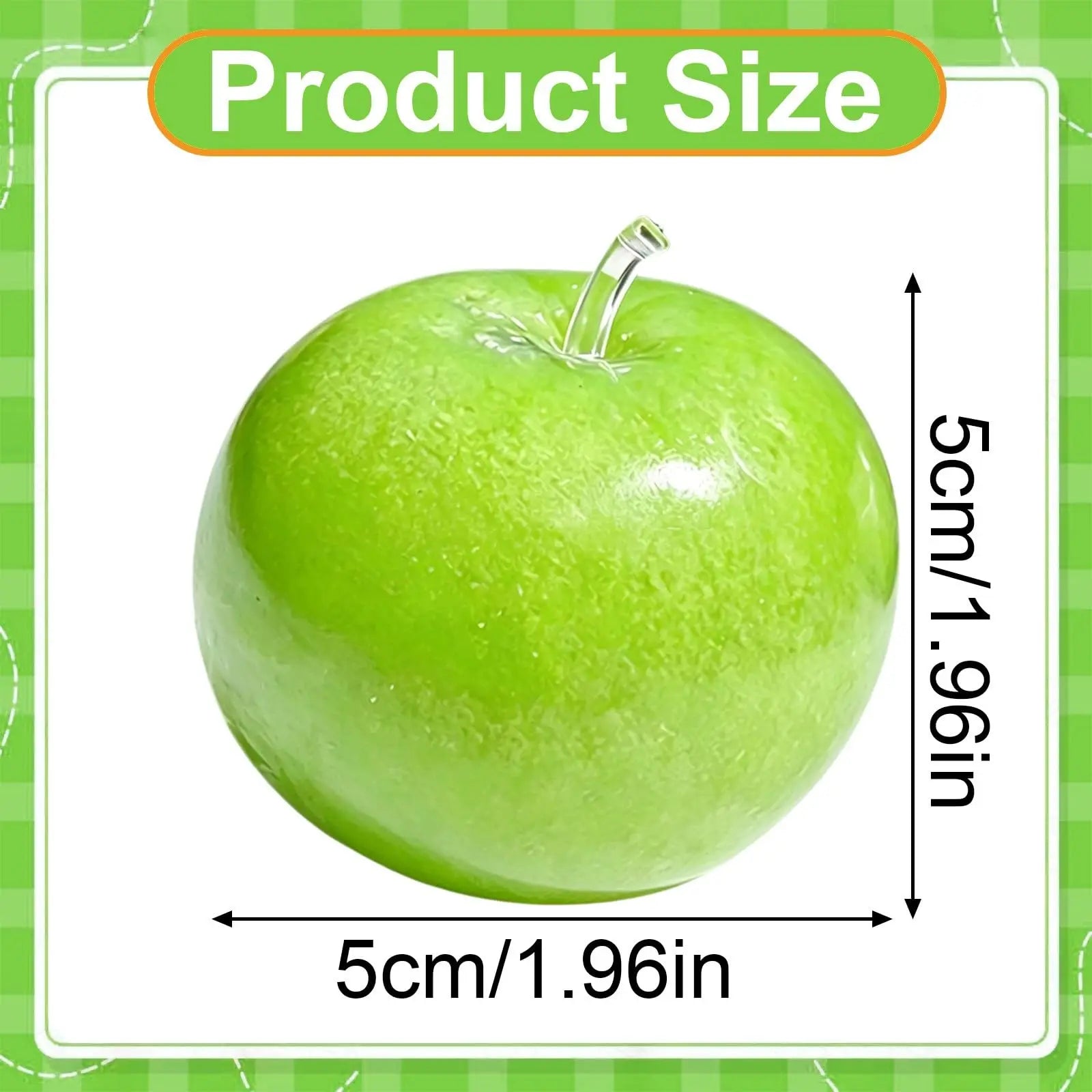 Green Apple Slushie Squishy Fidget Toy Crunchy Moldable Non-Bounce Sensory Stress Reliever Medium Grip Strength Slow Rising Gift