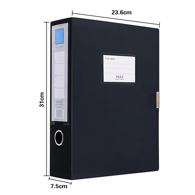 Thickened Large Capacity File Organizer For Desk Document File Box Storage Bag Standing Test Paper Bag 2.0cm 3.5cm 5.5cm 7.5cm