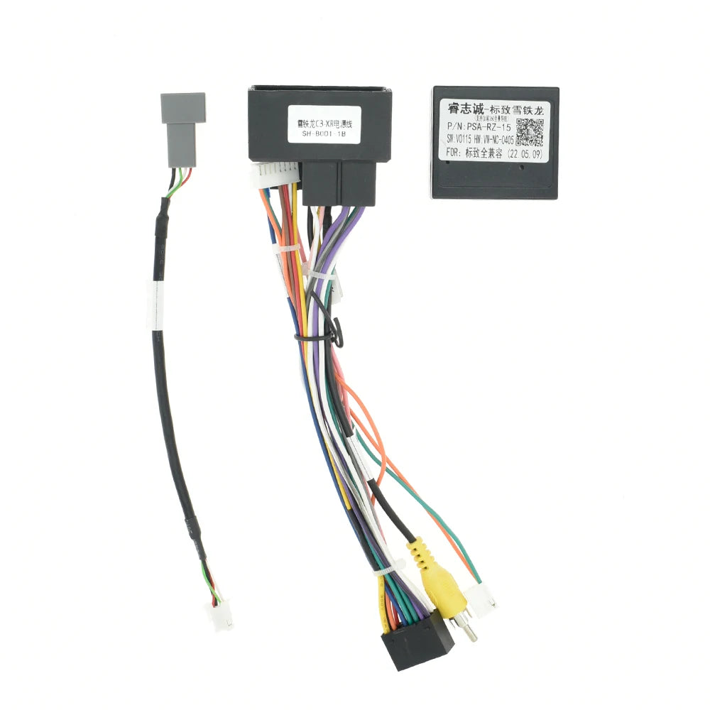 16 Pin to Wiring Harness CANBUS Decoder Box Car Quad to Lock Cable Adapter for Peugeot 2008 3008 308 307 Citroen C5 C4 C3