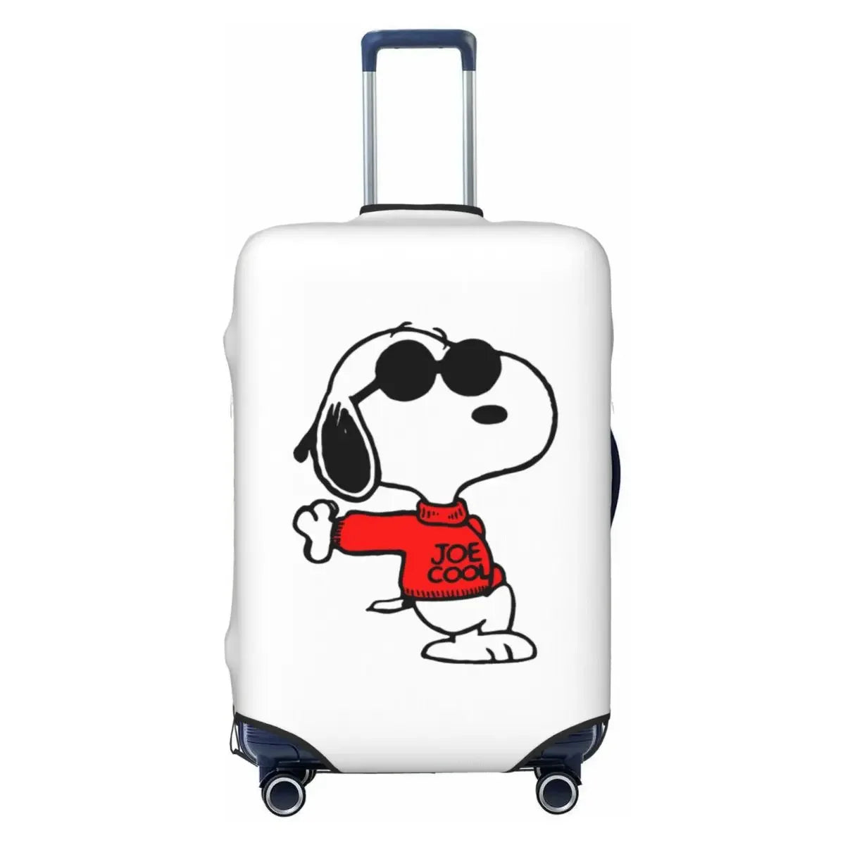 High Elasticity Suitcase Cover Cute Dogs Pattern Fits 18-32 Inch Luggage Durable Washable Dustproof For Airplane & Road Trips