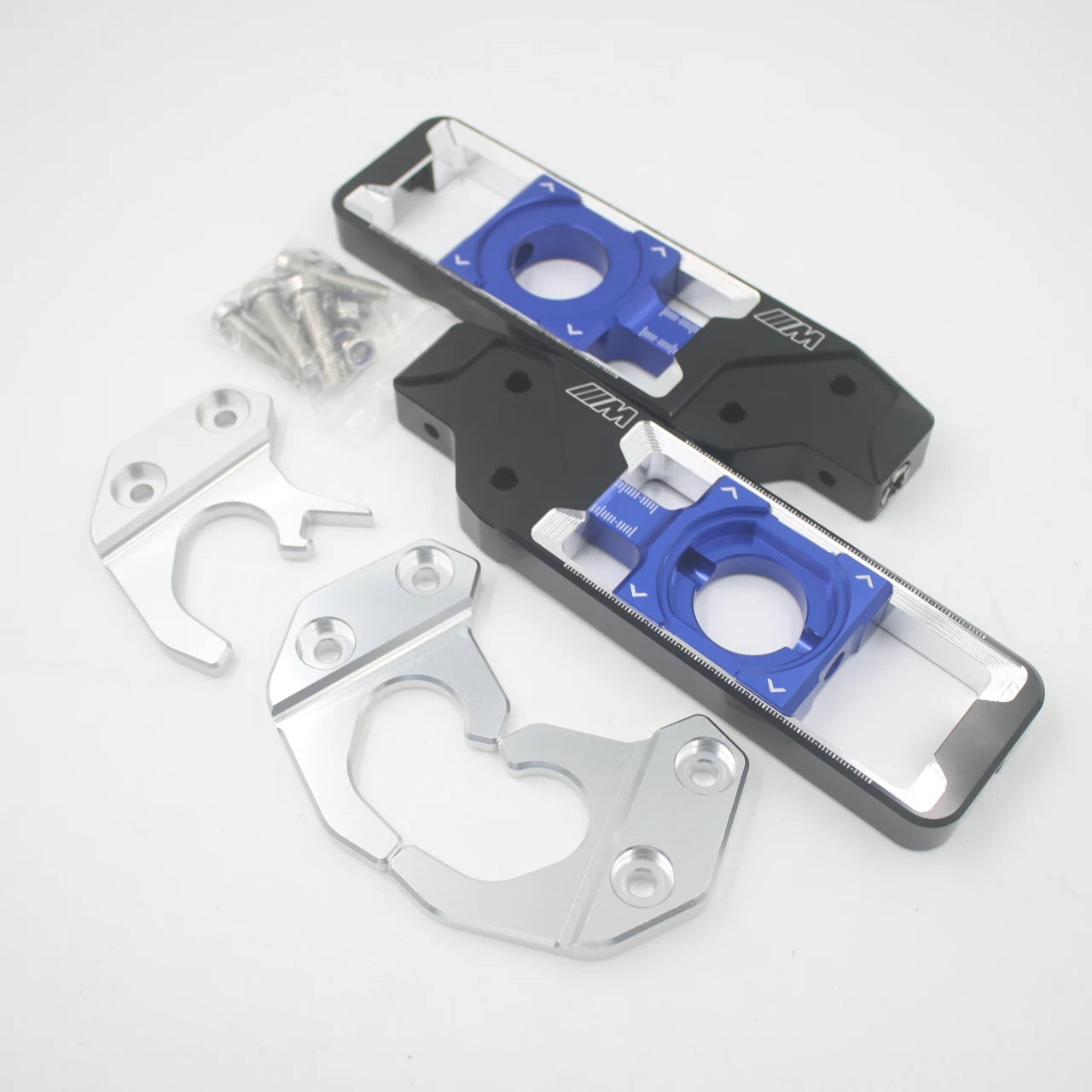 For M1000R S1000R S1000XR S1000RR S1000 S 1000 RR XR R Motorcycle CNC Rear Wheel Axle Blocks Chain Adjusters Tensioners