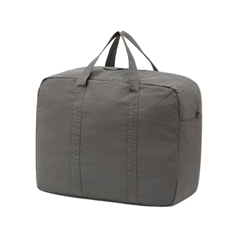 Foldable Travel Bag with Trolley Sleeve,Portable Clothes Organizer Storage Pouch Large Capacity Maternity Bag Luggage Organizer