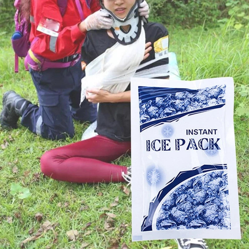 100g Disposable Ice Bag Ice Pack Instant Cooling Speed Cold Ice Bag Sunstroke Outdoor Emergency Survival for Sports