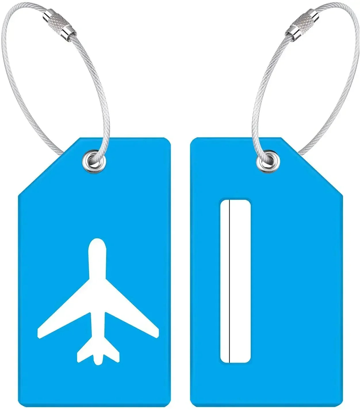 Color Fashion Silicone Luggage Tag Men Women Boarding Baggage Name Tag Suitcase Address Label Holder Portable Travel Accessories