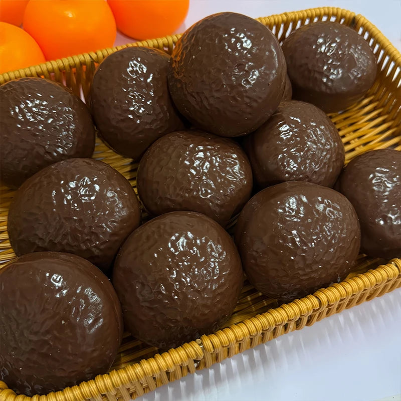 Creative Choco Pie Squishy Stress Ball Toys Soft Building Block Filling Squeeze Fidget Toy Adults ASMR Sensory Anti Stress Toys