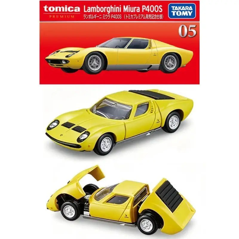Original 2026 Takara Tomy Tomica Premium Series TP05 Lamborghini Miura P400S Alloy Car Models Collection Die-Casting Gift
