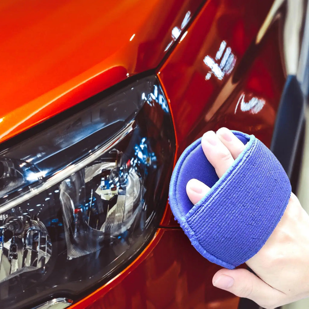 Vehicle Clay Bar Pad Car Detailing Glove Quickly Removes Debris Washable Clay Disc Polishing Clay Mitt for Glass Cleaning