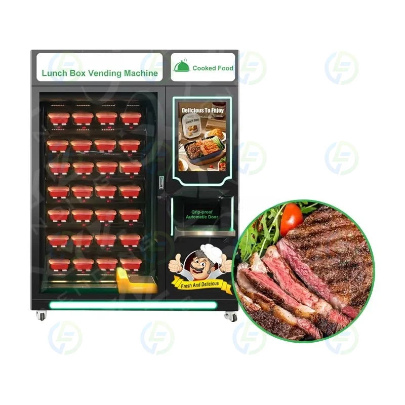Lunch Box Vending Machine Customized Intelligent Meal Pickup Cabinet Smart Food Locker Automatic School Factory Supply