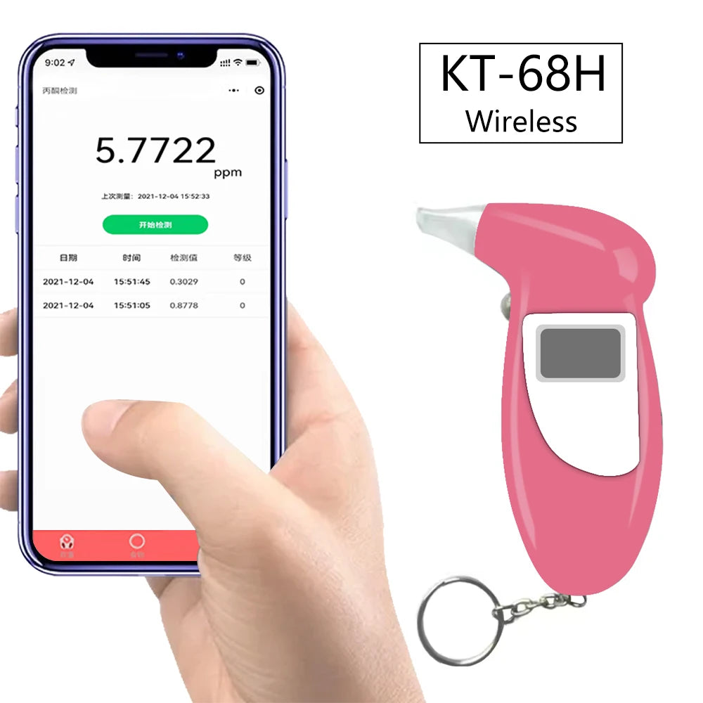 New wireless & app for Fat Burning Weight Loss, Ketogenic, connect with mobile, Ketone Breath Tester, KT-68B