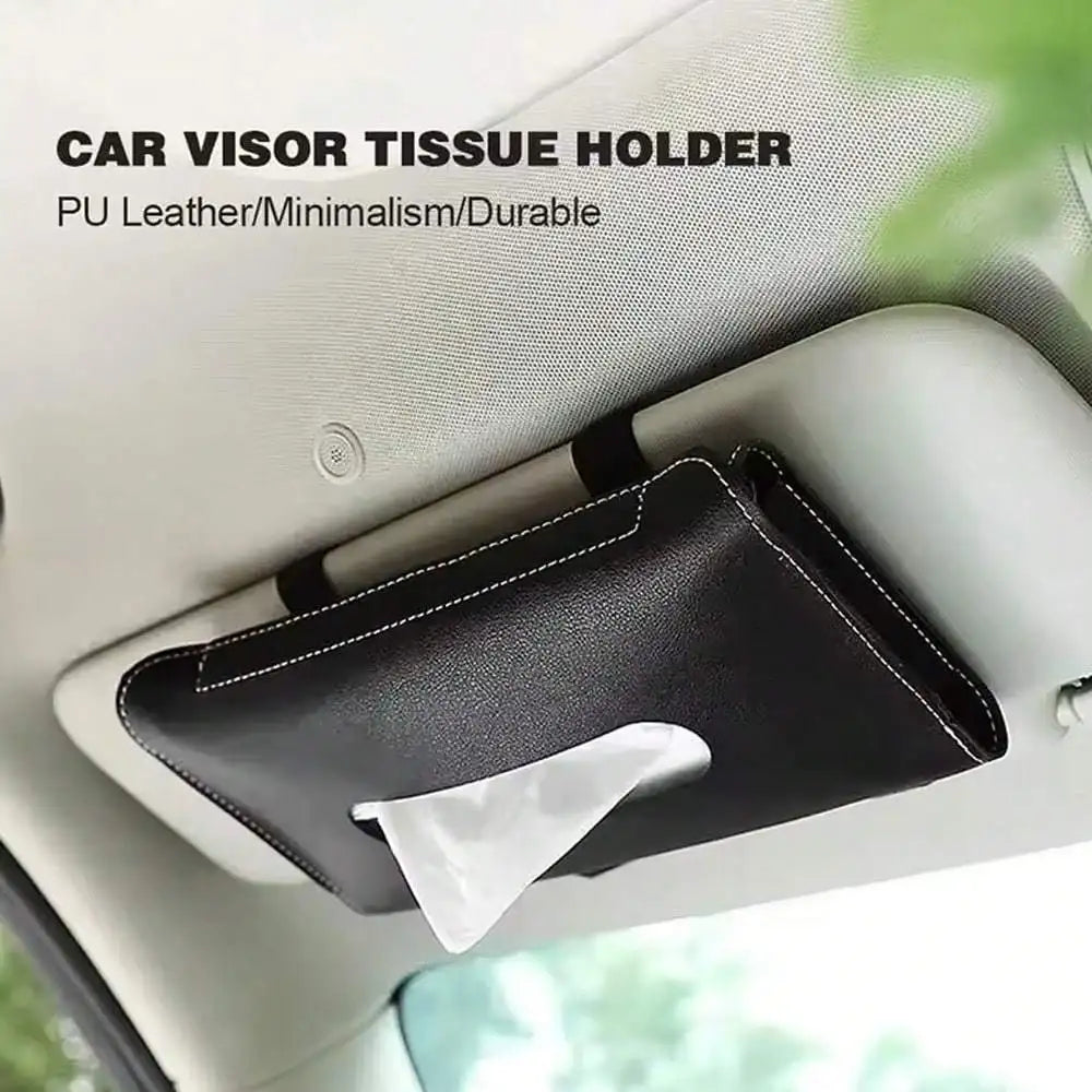 Car sunshade tissue box, hanging type tissue hanging bag, paper drawing box, car specific vehicle interior paper drawing box