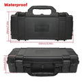 Hard Shell Portable Storage Box with Foam Insert Shockproof Tool Organizer for Outdoor and Workshop Use