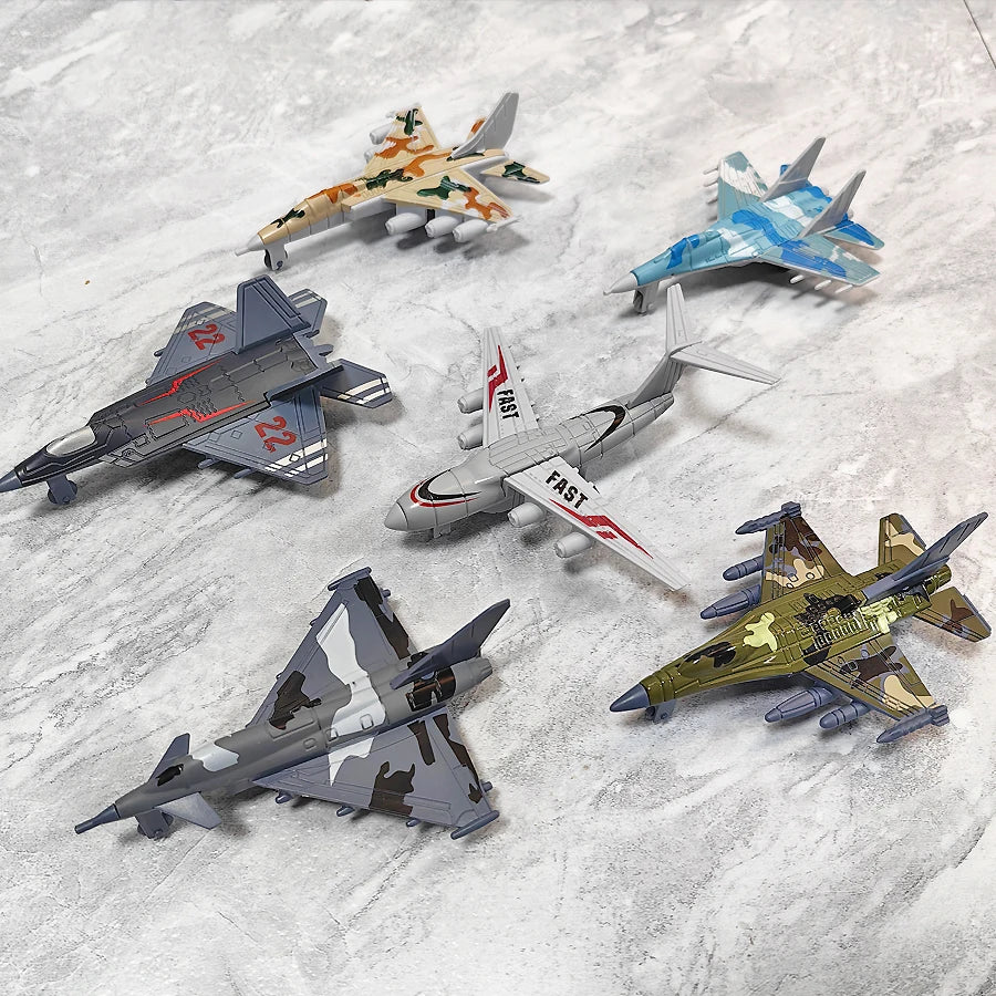 Aircraft carrier launcher can launch fighter jets, mini alloy aircraft models, and simple shooting toys