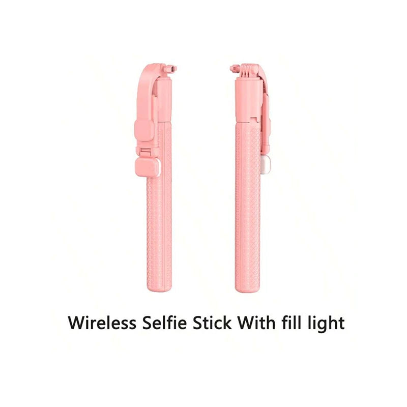 67 Inch Selfie Stick with Reinforced Tripod Multifunctional Retractable Portable Phone Tripod with Remote Control Compatible wit