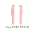 67 Inch Selfie Stick with Reinforced Tripod Multifunctional Retractable Portable Phone Tripod with Remote Control Compatible wit