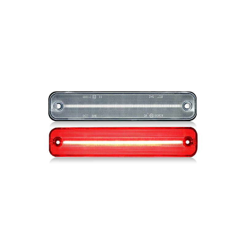 For Hummer H2 2003-2009 Clear & Smoked Lens LED Side Marker Lamp Amber Front Red Rear Side Fender Lights