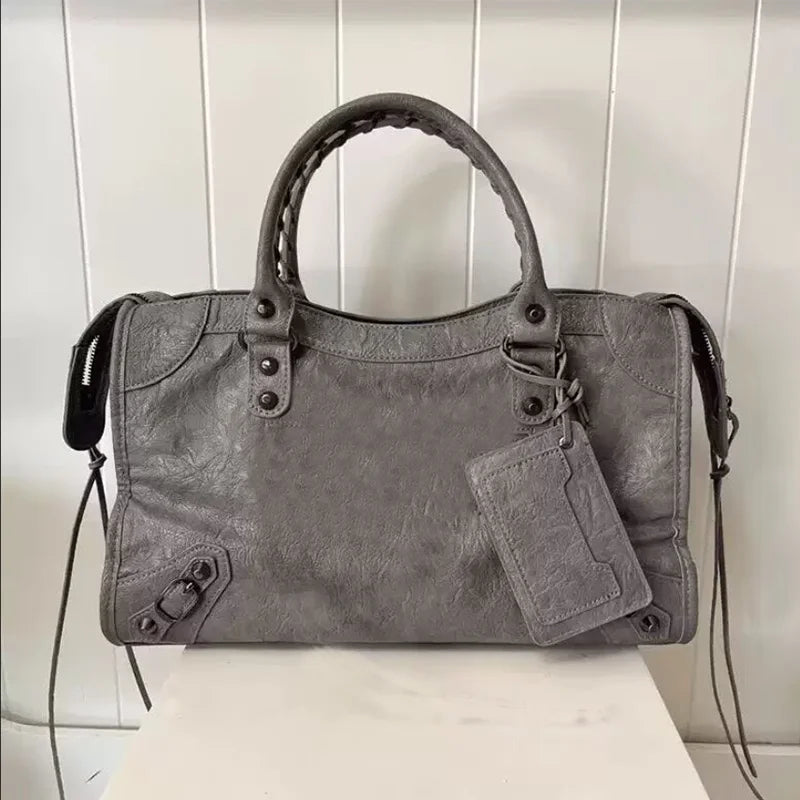 New Handbags European 2026 Tendency Fashion Motorcycle Women Bag Textured Niche Design Stylish Shoulder Crossbody Bag for Women