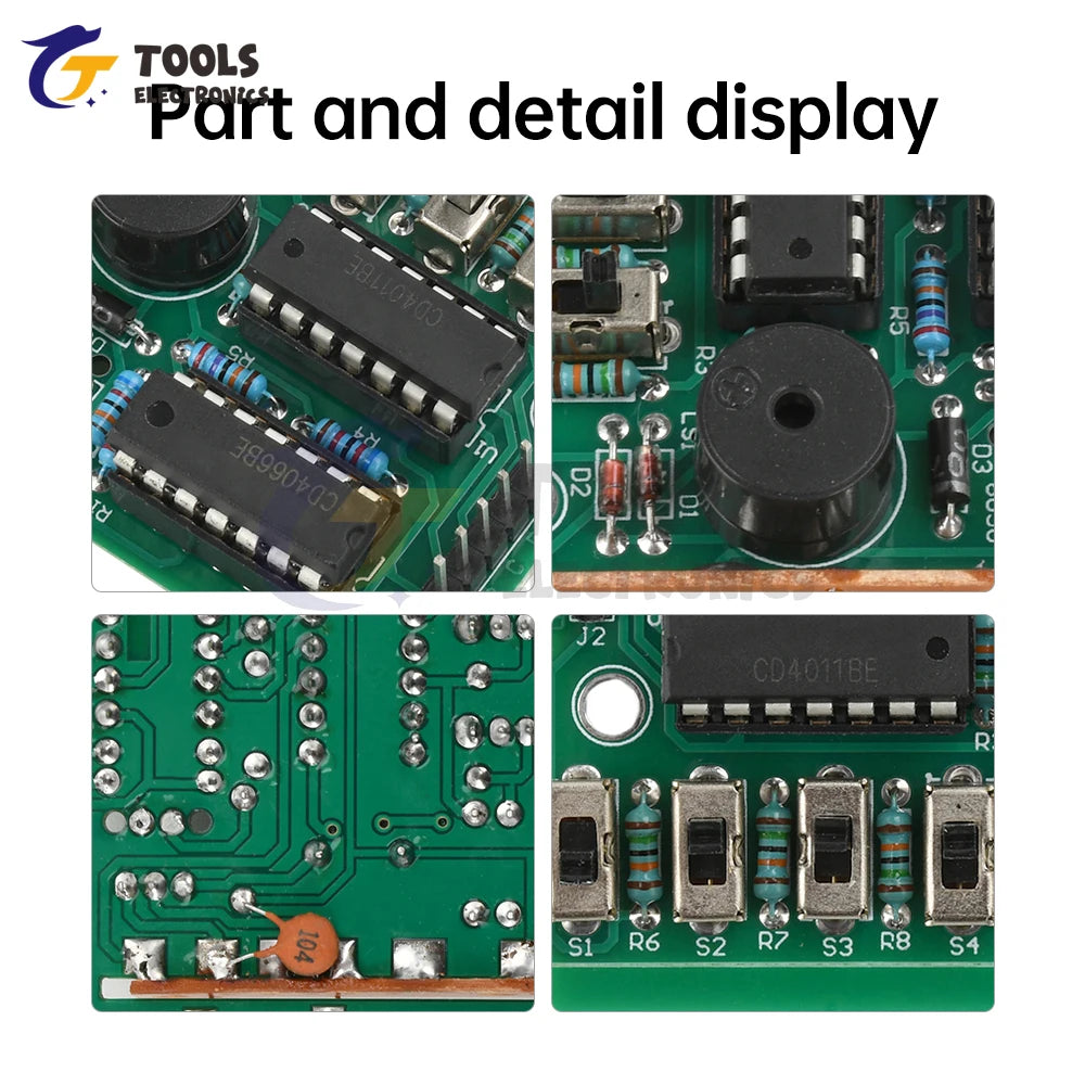 Electronics Soldering Kit 16 Music Box 16-Tone Electronic Module DIY Kit Parts Components Soldering Practice Learning Kits